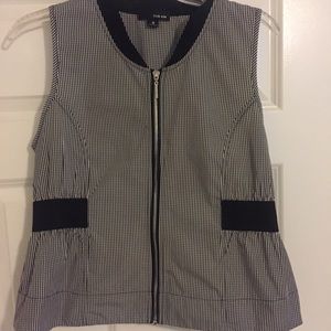Sun Kim Gingham Sleeveless Top